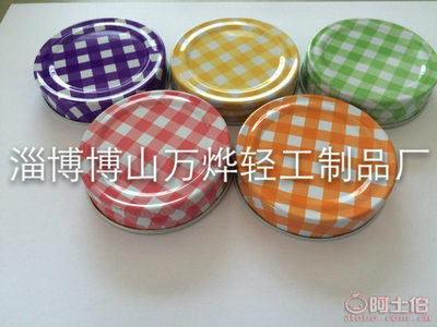 【萬燁7cm外貿出口把手杯馬口鐵圓形蓋果汁瓶蓋梅森罐蓋公雞杯蓋】淄博博山萬燁輕工制品廠 - 產品庫